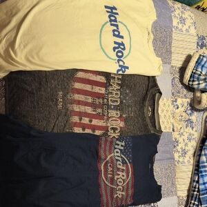 3 Hard Rock Cafe T Shirts